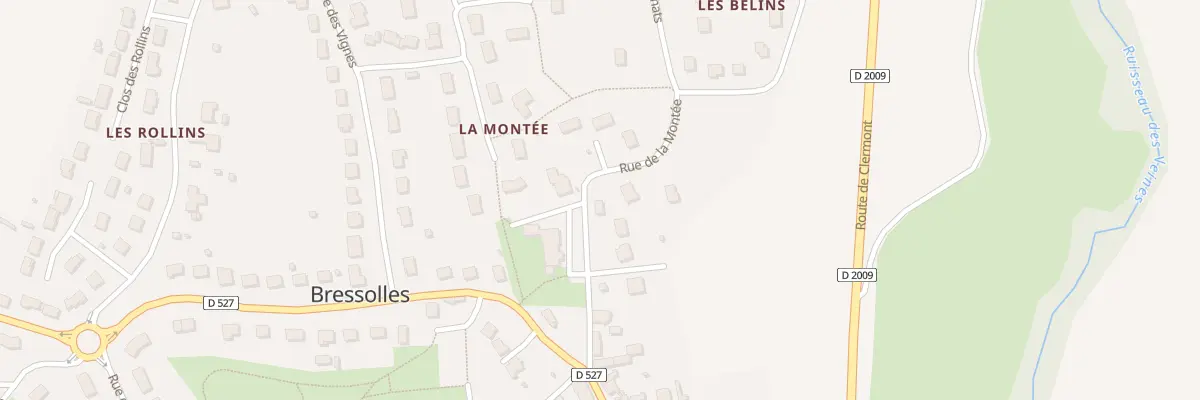 Plan du 12 Rue de la Montée à Bressolles