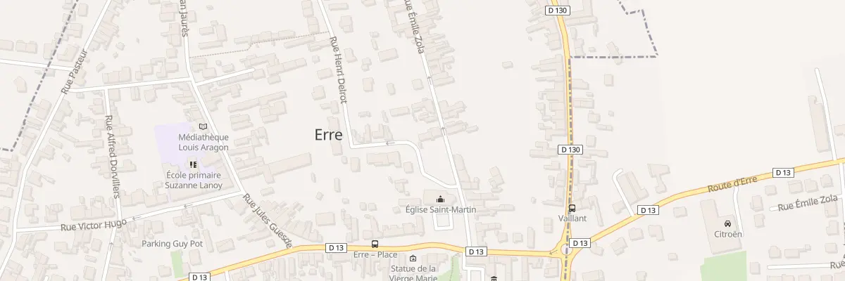 Plan du 66 Rue Henri Delrot à Erre