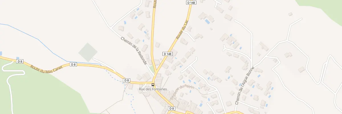 Plan du 1 Rte du Lac à Salasc