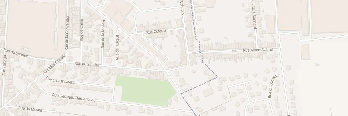 Plan du 40 Rue Jean Richepin à Saint-Quentin