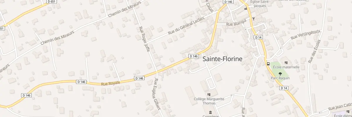 Plan du 50B Rue Royale à Sainte-Florine