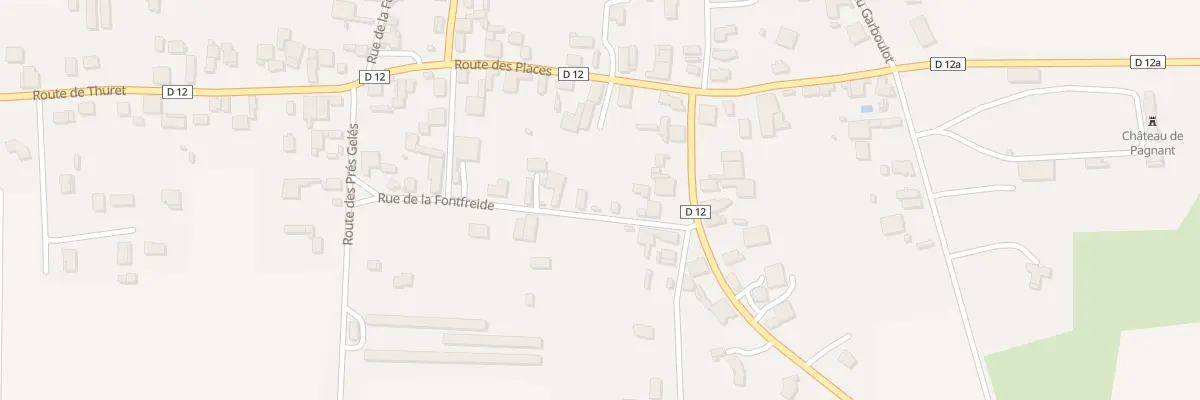 Plan du 13 Rue de la Fontfreide - Pagnant à Saint-André-le-Coq