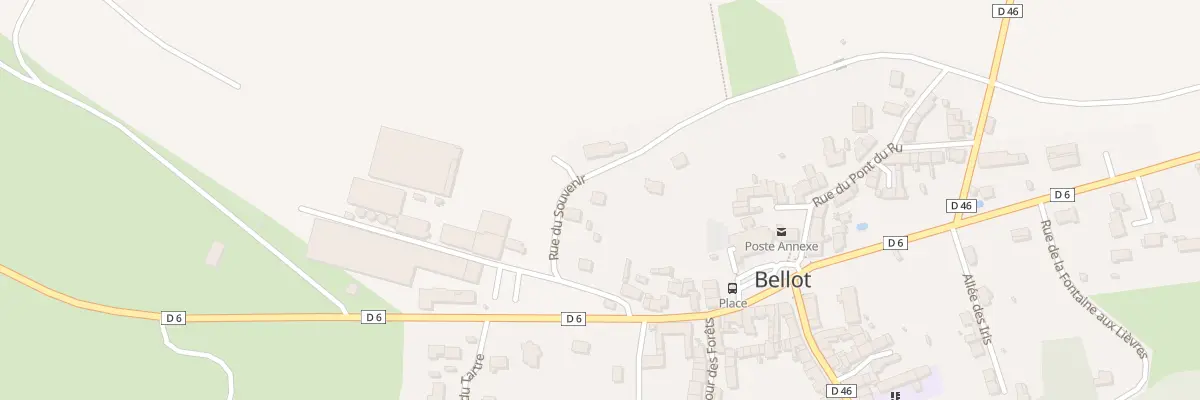 Plan du 8 Rue du Souvenir à Bellot