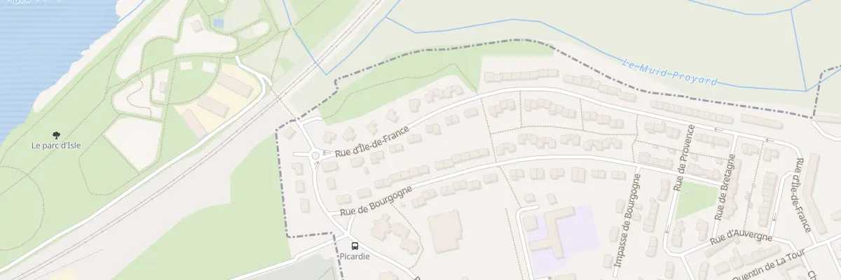 Plan du 543 Rue d’Ile de France à Harly