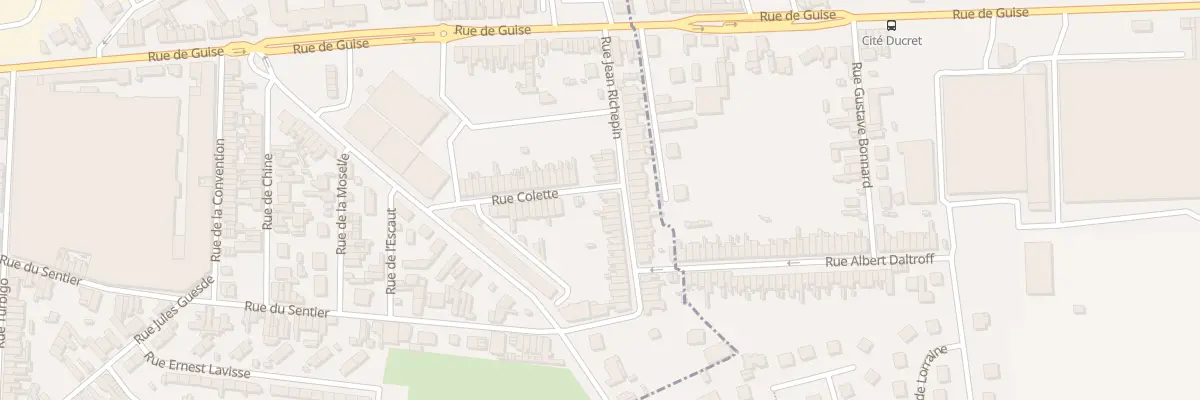 Plan du 14 Rue Jean Richepin à Saint-Quentin