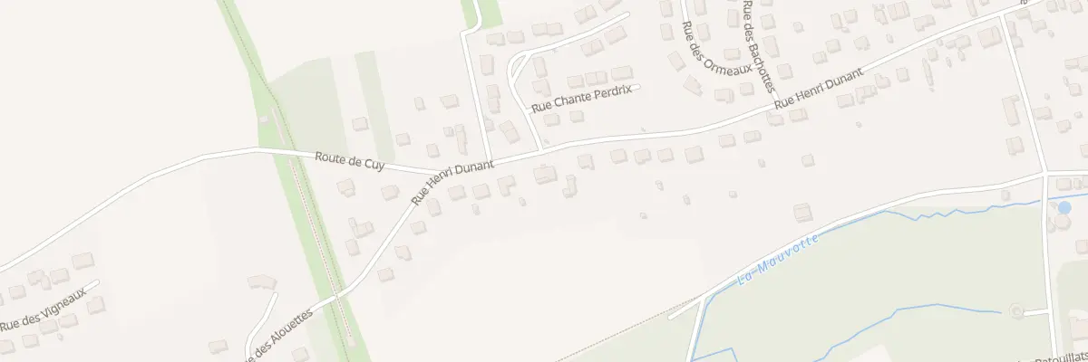 Plan du 16 Rue Henri Dunant à Soucy