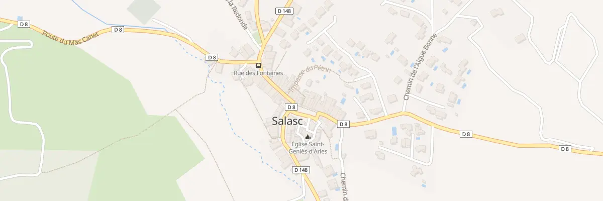 Plan du 1 Pl des Comédiens à Salasc