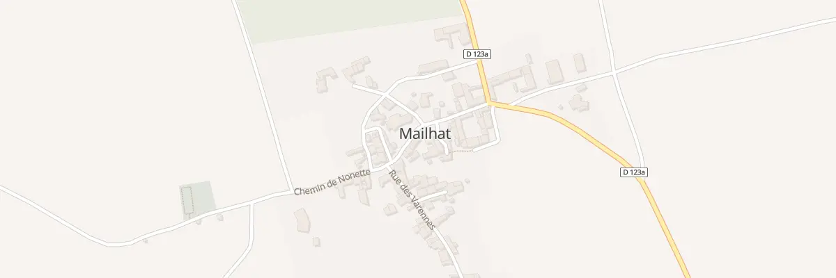 Plan du 17 Pl de l’Eglise (mailhat) à Lamontgie