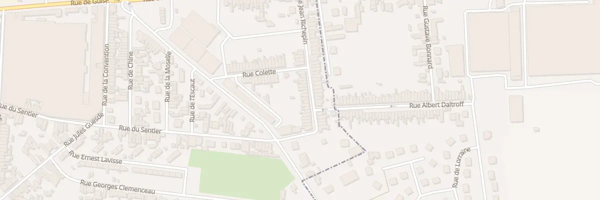 Plan du 30 Rue Jean Richepin à Saint-Quentin