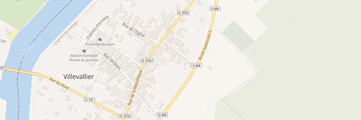 Plan du 16A Rue du Carême Prenant à Villevallier