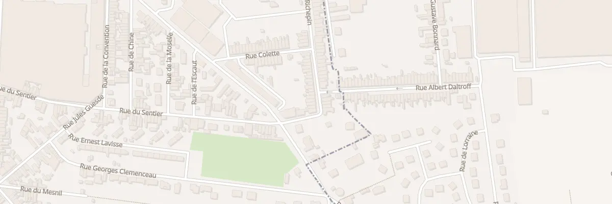 Plan du 42 Rue Jean Richepin à Saint-Quentin