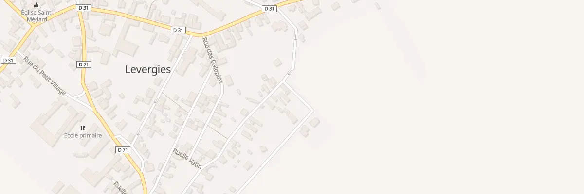 Plan du 32 Rue d’En Haut à Levergies