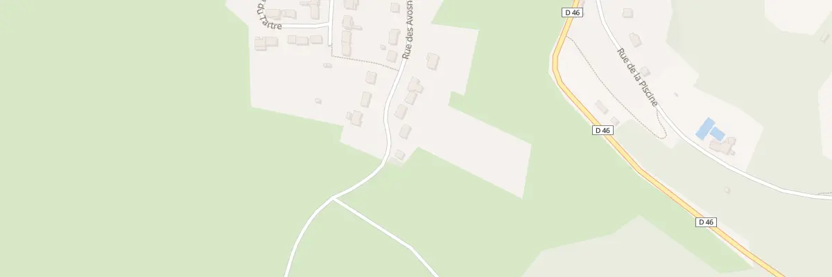 Plan du 25 Rue des Avosnes à Bellot