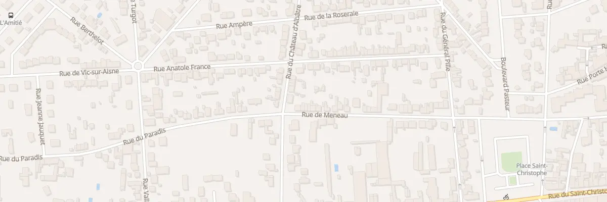 Plan du 50 Rue de Meneau à Soissons