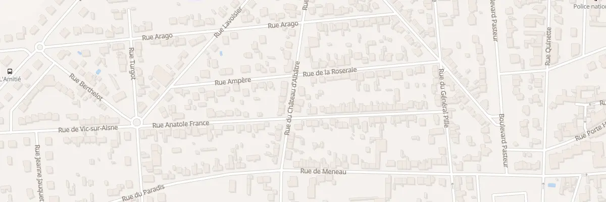 Plan du 26 Rue du Château d’Albâtre à Soissons