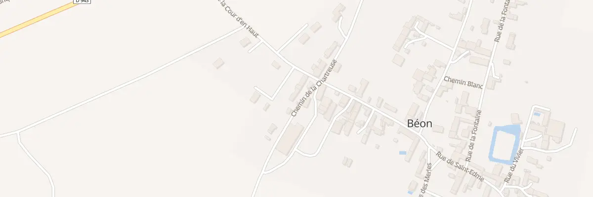 Plan du 4 Che La Chartreuse à Béon