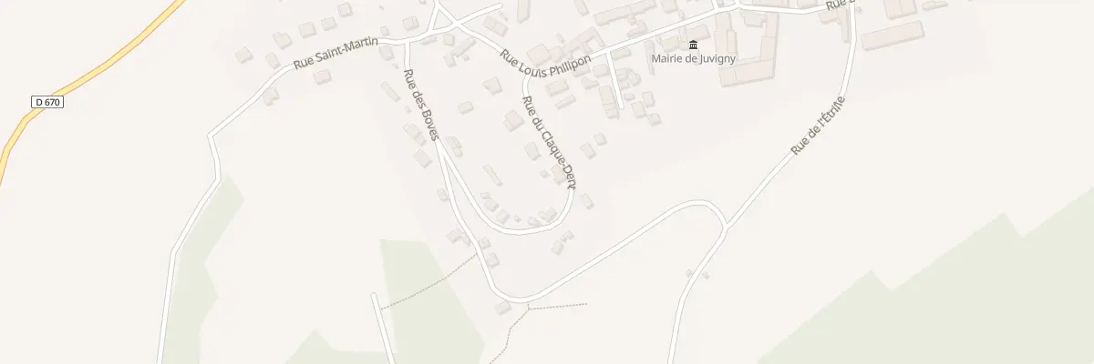 Plan du 7 Rue du Claque Dent à Juvigny