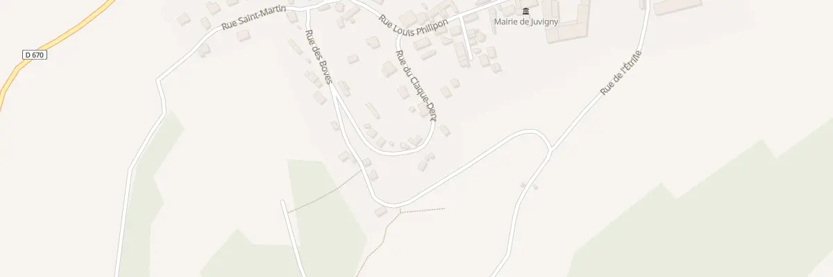 Plan du 5 Rue du Claque Dent à Juvigny