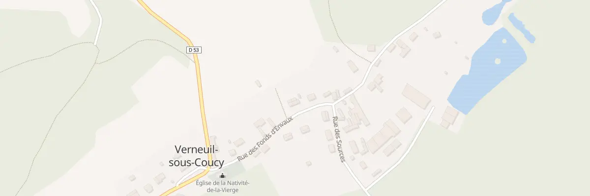 Plan du 7 Rue des Fonds d’Envaux à Verneuil-sous-Coucy