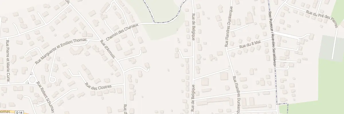Plan du 63 Rue de Belgique à Sainte-Florine