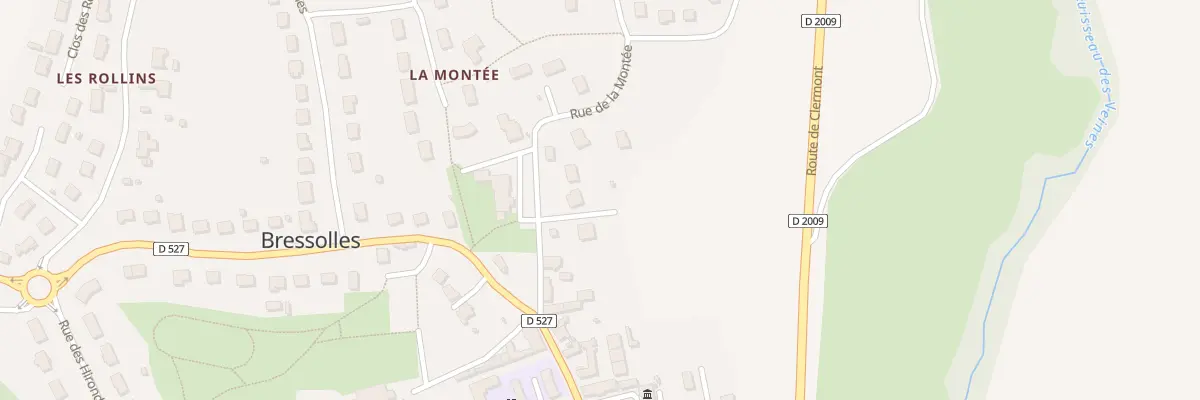 Plan du 8 Rue de la Montée à Bressolles