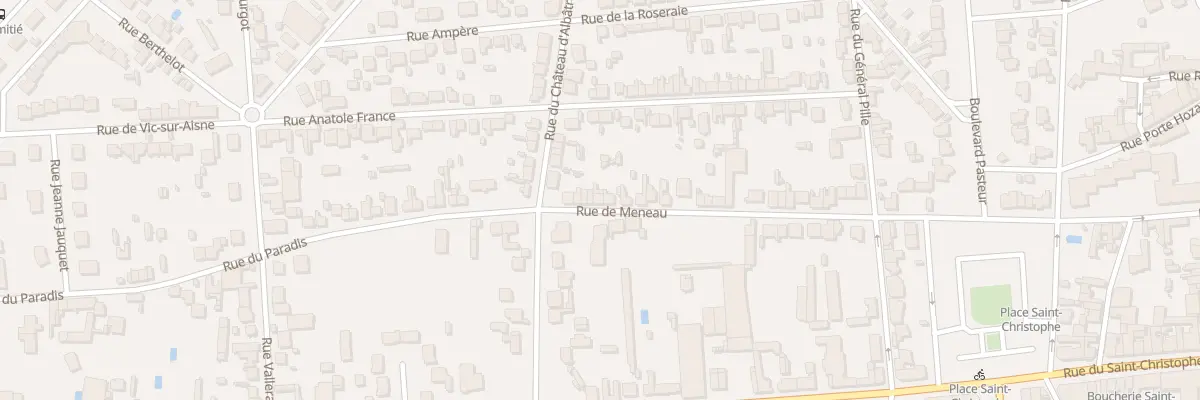 Plan du 46 Rue de Meneau à Soissons