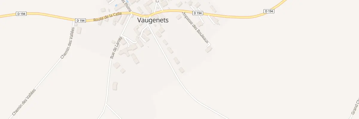 Plan du 5 Rte de Beon Vaugenets à Béon