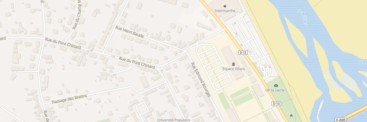 Plan du 53 Rue Edmond Bourges à Moulins