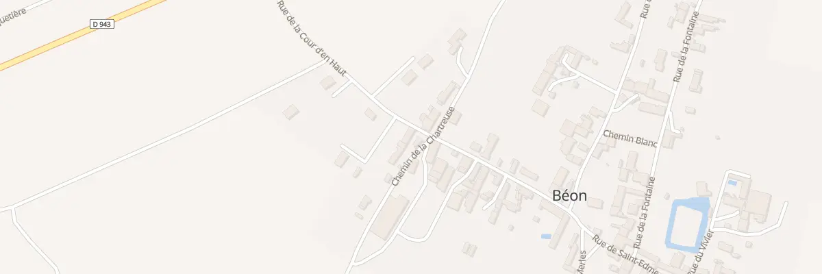 Plan du 21A Rue de la Cour d’En Haut à Béon