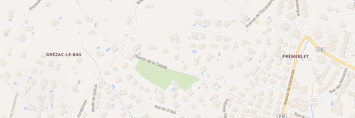 Plan du 86 Che de la Calade à Lodève