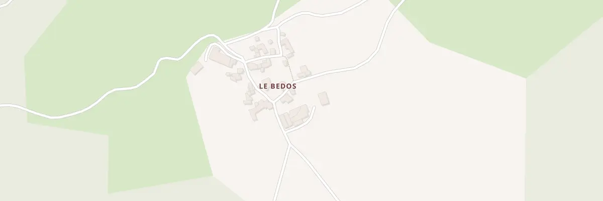 Plan du 5216 Le Bedos à Hures-la-Parade