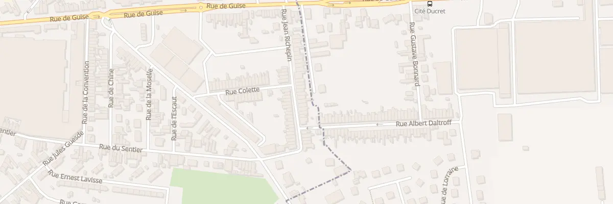 Plan du 37 Rue Jean Richepin à Saint-Quentin