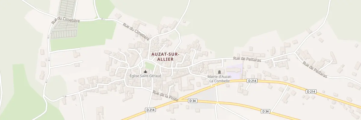 Plan du 3 Imp de la Rogerie à Auzat-la-Combelle