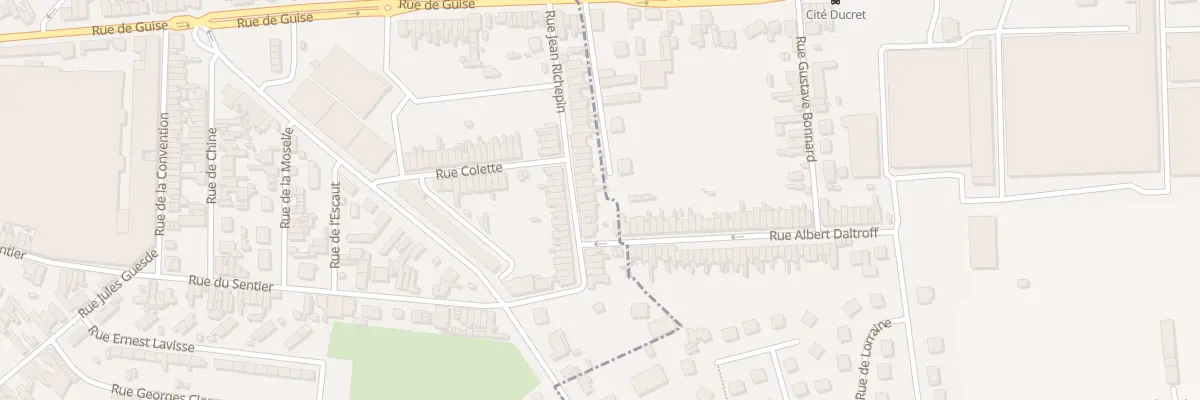 Plan du 39 Rue Jean Richepin à Saint-Quentin
