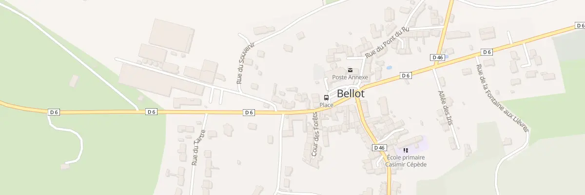 Plan du 8 Av de Rebais à Bellot