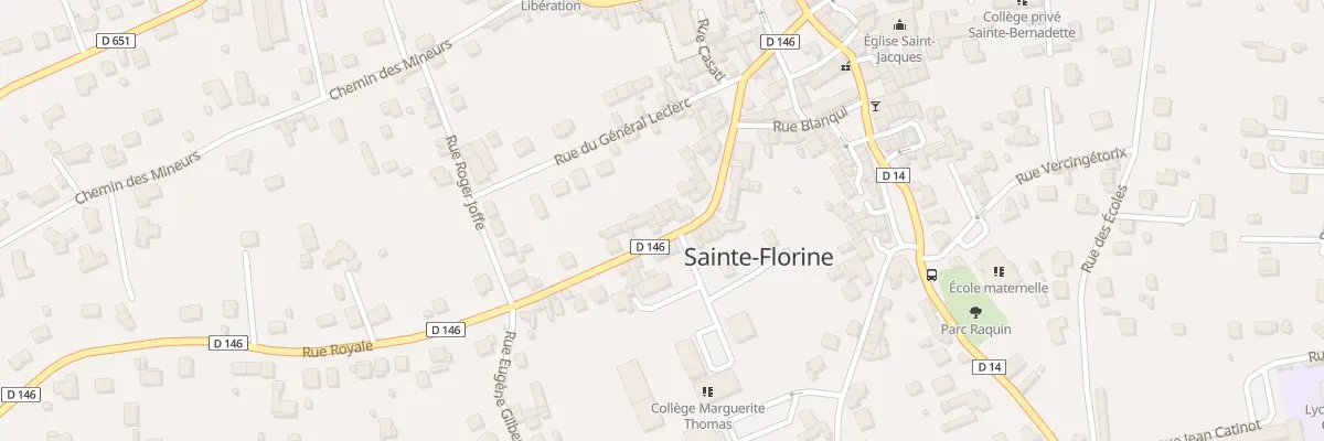Plan du 46 Rue Royale à Sainte-Florine