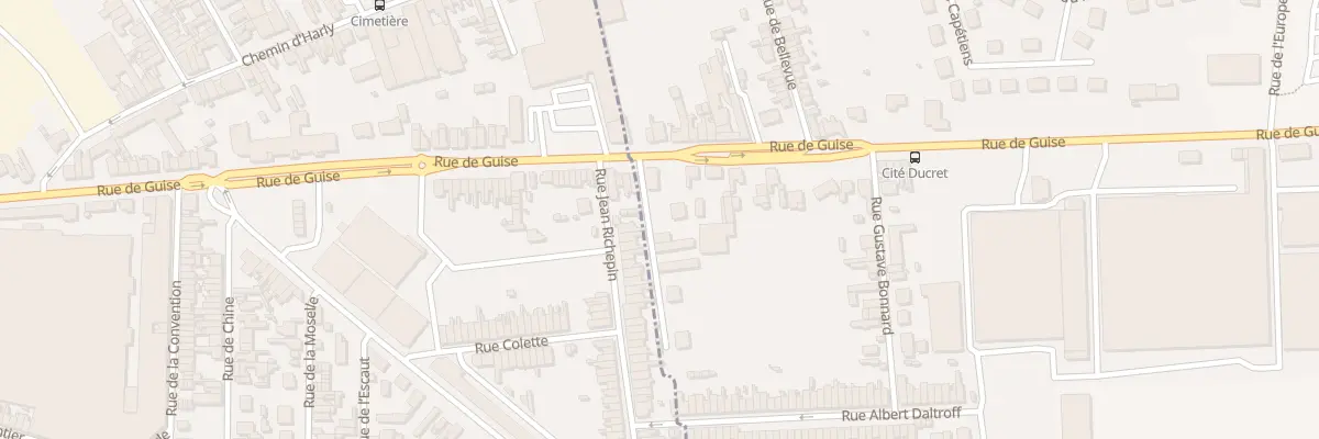 Plan du 1204 Rue de Guise à Harly