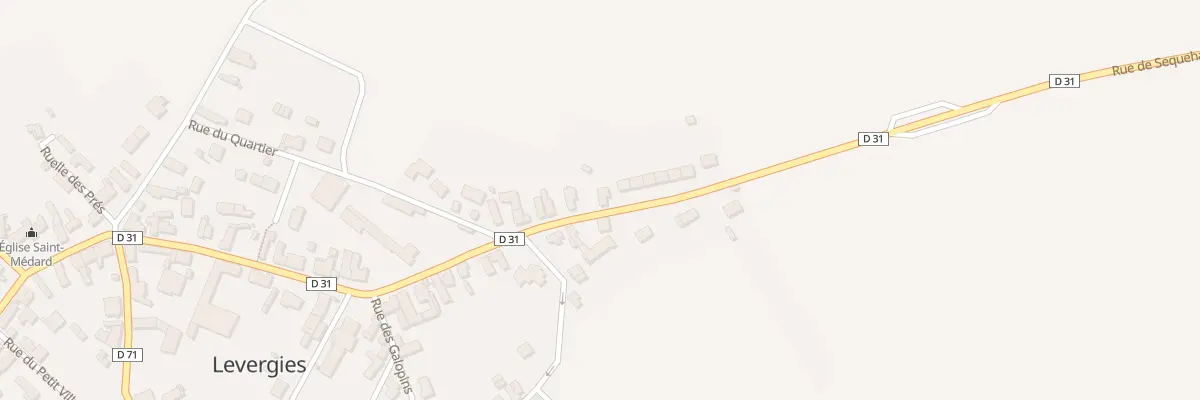 Plan du 16 Rue de Sequehart à Levergies