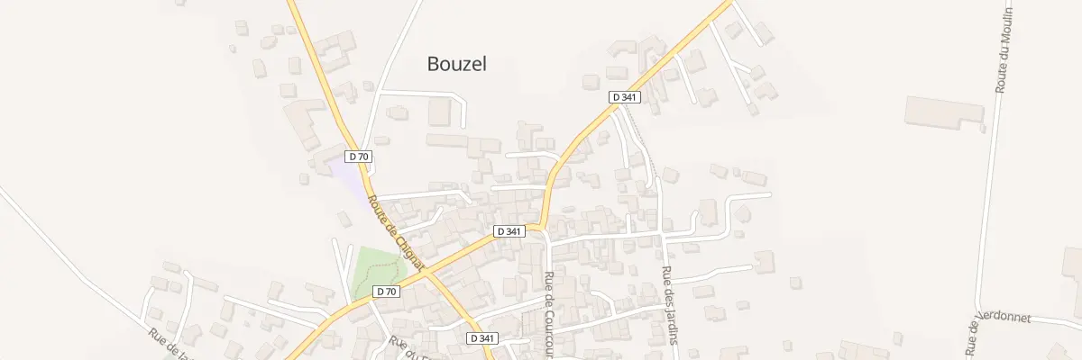 Plan du 2 Imp de Moissat à Bouzel
