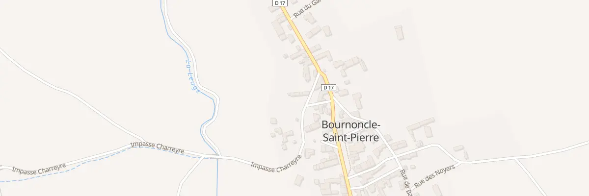 Plan du 2 Imp de la Charreyre à Bournoncle-Saint-Pierre