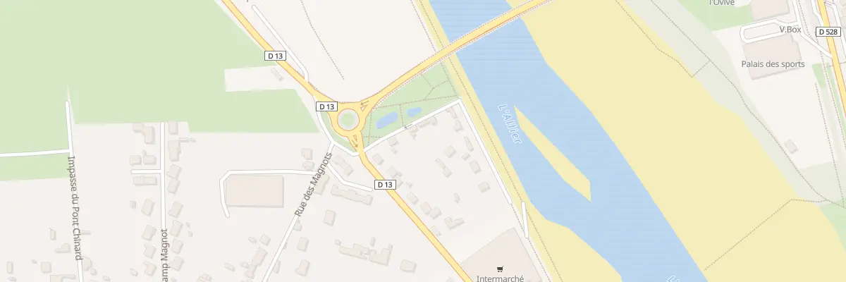 Plan du 8 Che de la Gare aux Bat à Moulins