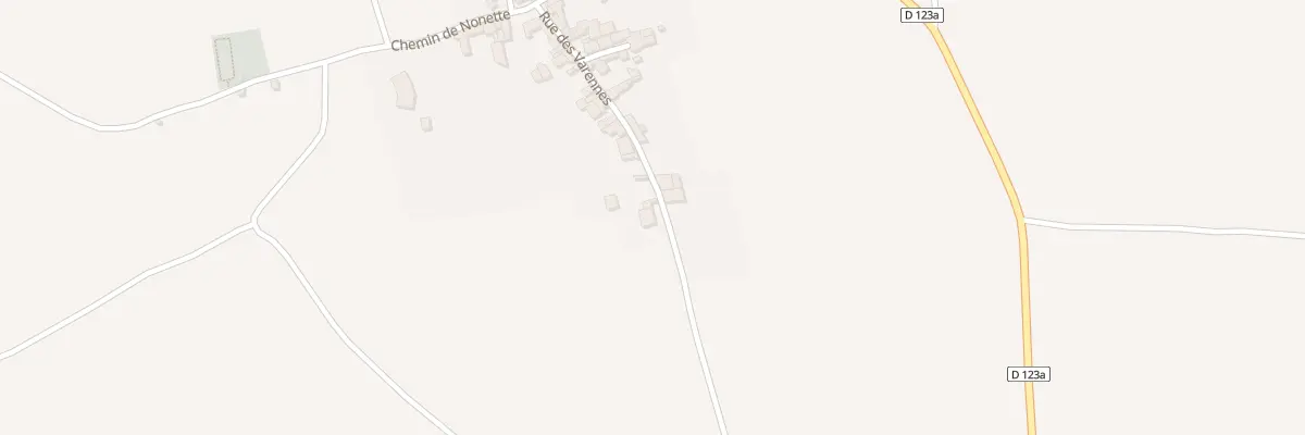 Plan du 16 Rue des Varennes (mailhat) à Lamontgie