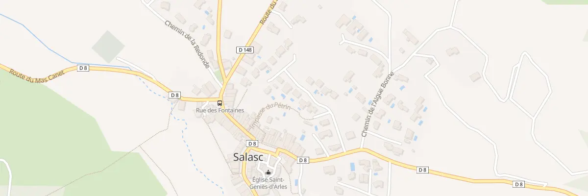 Plan du 121 Font Albe à Salasc
