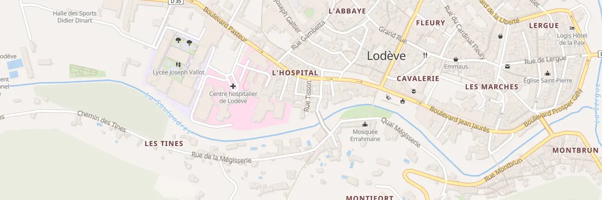 Plan du 3 Rue d’Alban à Lodève