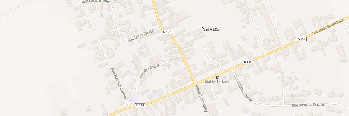 Plan du 1 Rue de l’Eglise à Naves