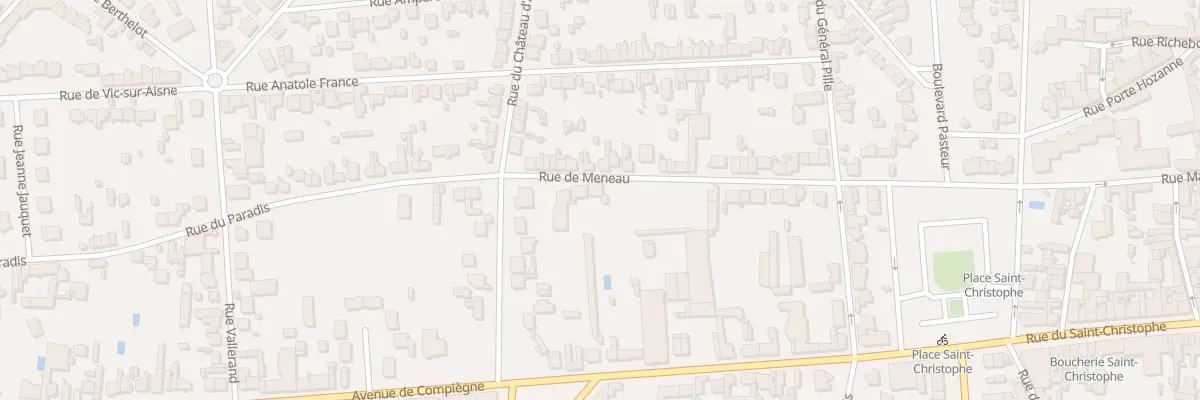 Plan du 31 Rue de Meneau à Soissons