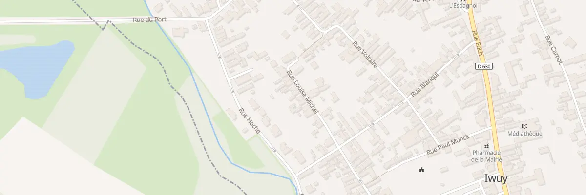 Plan du 19 Rue Louise Michel à Iwuy