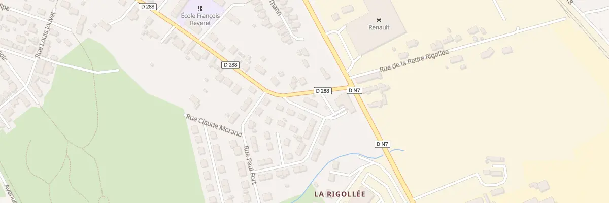 Plan du 4 Rue de la République à Avermes