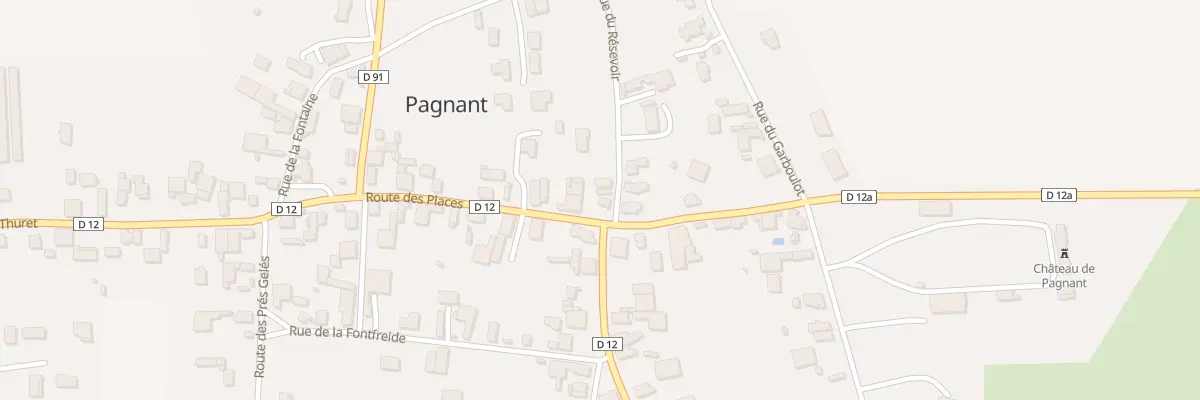 Plan du 11 Rte des Places - Pagnant à Saint-André-le-Coq