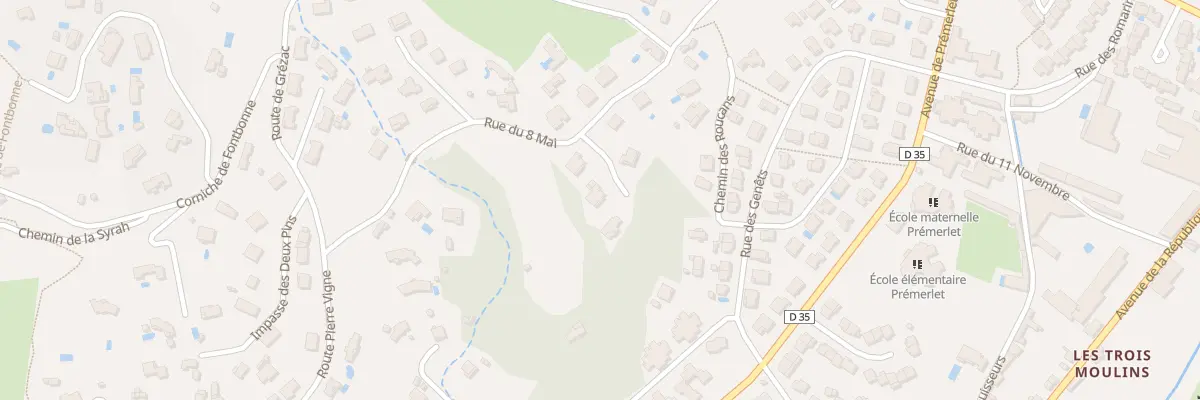 Plan du 276 Rue du Huit Mai à Lodève